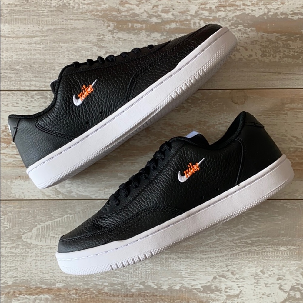 NEW Nike court vintage premium black sneakers shoes - Picture 8 of 9